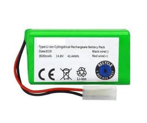 MUBOYI Batterie for aspirateur Robot 14.8V, Remplacement au Lithium 3500mAh, Pack de Rechange for balayeuse robotique, Li-ION Rechargeable, Cellule d'alimentation Plus Propre(14.8V3400AH)