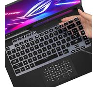 MUBUY-GOL Housse de clavier pour ASUS ROG Strix G15 G513 G533 Gaming Laptop - Noir - Imperméable et anti-poussière