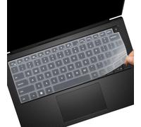 MUBUY-GOL Housse de Clavier pour Ordinateur Portable Dell Precision 14 5470/5480/5490 & 16 5680/5690 en Silicone Transparent, étanche, Anti-poussière