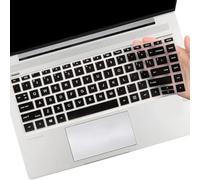 Mubuy-GOL Housse de clavier pour ordinateur portable HP Probook 440/445/640 G7/G8/9, 14 pouces, Noir, Silicone, Resistant la decoloration, l'eau