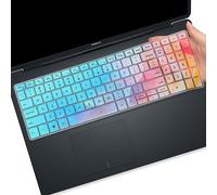 Mubuy Housse de Clavier pour Dell Inspiron 15 15,6" 17,3" 3501 3505 5501 5502 5505 5508 5584 5590 5593 5598 7590 7591 7501 7506 777 06 77 90, Housse de Clavier pour Inspiron 3000 5000 7000 - Coloré