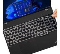 Mubuy Housse de clavier pour Lenovo ThinkPad E16 Gen 1 16", Thinkpad T16 P16 P16v P16s Gen 2/Gen 1 16", Thinkpad L15 Gen 4/3 15,6" (non compatible avec Thinkpad Z16, L15 Gen 2/1)-BK