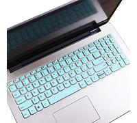 Mubuy Housse de protection pour clavier Lenovo IdeaPad 15,6" 17,3" 320 330 330s 340s 520 S540 720s 130 S145 L340 V330 V130 Pavé numérique] - Bleu vif