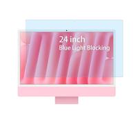 MUBUY Protection d'écran pour iMac 24 pouces Protection des yeux Filtre de lumière bleue Blocage de lumière bleue Protecteur d'écran pour Apple iMac 2021 24 Réduit les traces de doigts Résistance