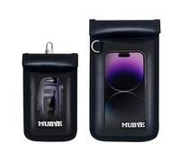 MUBYE Faraday Bags, 2 Pack Faraday Cage with Key Fob Protector, Fireproof Waterproof Faraday Bag EMP Preuve Signal Blocker (2000℉), Anti-Theft RFID Blocking Pouch for Phones, Car Keys, Electronics