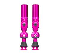 Muc Off Big Bore Hybrid Tubeless Valves Argenté 35 mm Pink