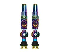 Muc Off Big Bore Lite Tubeless Valves Doré 40 mm Rainbow