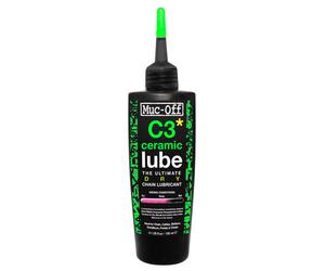 Muc Off - C3 Dry Ceramic Lube - Huile pour chaîne - 120 ml - pink