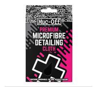 Muc-Off Chiffon en Microfibre Premium - Chiffon de Nettoyage et de Polissage de Haute Qualité, Format Voyage - Idéal pour une Utilisation sur les Finitions Délicates
