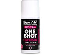 Muc-Off Désinfectant Toute Surface en Aérosol Antiviral Usage Unique, 150 Millilitres - Spray Nettoyant Puissant - Un Coup pour Assainir des Pièces Entières et Véhicules - Élimine 99,999 % des Germes