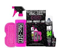 Muc-Off eBike Kit de Nettoyage, Protection & Lubrification - Essentiels pour Nettoyer, Protger et Lubrifier Votre Vlo lectrique