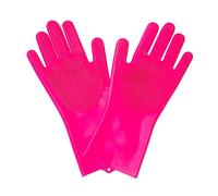 Muc-Off Deep Scrubber, gants de lavage S Fuchsia Fuchsia