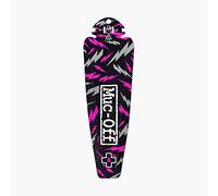 Muc Off Garde-Boue Arrière Pliable, Motifs Éclairs Pliant Mixte, Noir/Rose