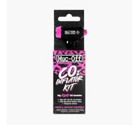 Muc-Off Kit de Gonflage Pneu Vélo Road - Kit de Réparation Pneu Vélo de Route avec Valves Presta ou Schrader - Comprend 2 Cartouches, un Gonfleur Pneu et un Manchon