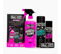 Muc-Off Kit d'entretient moto Clean, Protect & Lube