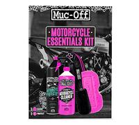 Muc-Off Kit Nettoyage Moto de Base - Kit Entretien Moto pour le Nettoyage des Motos- Comprend un Nettoyant Moto, Protection Moto et plus