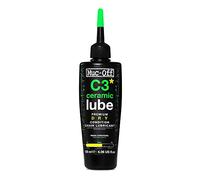 Muc-Off Lubrifiant Chaîne de Vélo C3 pour Conditions Sèches et Poussiéreuses - 120 ml - Lubrifiant Céramique de Qualité Supérieure avec Colorant Traceur UV, Unicolor