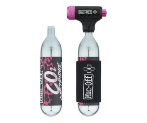 Muc-Off MTB gonfleur CO2 pompe + 2 x cartouche CO2 universal