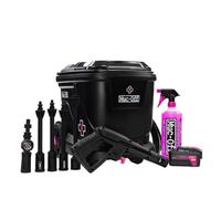 Muc-Off Nettoyeur Haute Pression Mobile Moto Starter Bundle - Réservoir 20L avec 4 Lances et Nettoyant Moto Nano Tech