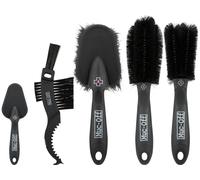 Muc-Off brush kit, 5 pcs. Noir/Gris Noir/Gris