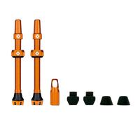 Muc-Off Valves Presta tubeless 44 mm – 2 unités – rouge/orange