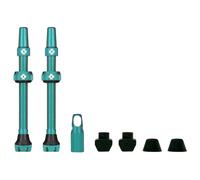 Muc-Off Valves tubeless Presta V2 Alu 60 mm – 2 unités – Turquoise