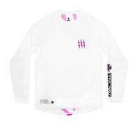 Muc-Off T- Shirt à Manches Courtes Riders, Gris, Rose, XS Mixte