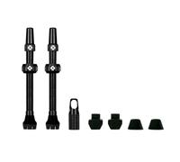 Muc Off Tubeless Presta Valves 2 Units Noir 60 mm Black