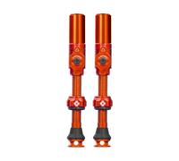 Muc-Off Valves tubeless Big Bore Hybrid 40 mm Argenté Orange