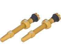 Muc-Off Valves Presta tubeless V2 – 2 unités 44 mm – Doré