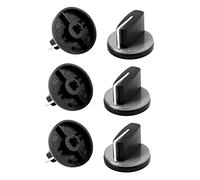 Mucafar Bouton d'Allumage Encastre Remplacement Cuisinière Gaz - Pack 6