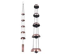 Mucafar Carillon éolien pour Jardins extérieurs Calme Acier | Carillon en métal de 36pouces, son apaisant inspiré des cloches antiques, idéal pour jardins et terrasses.
