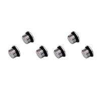 Mucafar Détendeur 1er Étage Port 7/16 in Bouchon Accessoire pour Plongée | Accessoire utile pour plongée technique, bouchon port assure sécurité et compatibilité avec filetage 7/16 in, lot de 6.