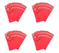 Mucafar Enveloppes Papier pour Rouges Chinoises Mariage | Papier de qualité épais et résistant, conçu pour durer et être utilisé à plusieurs reprises.