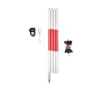 Mucafar Guide Précis Station Totale Suisse - étalonnage, 4 Pôles, 52mm | précise avec vis des deux côtés et adaptateur 1/4x20; matériaux plastique et métal pour durabilité et précision.