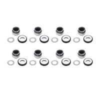 Mucafar Joint mécanique 301-12, structure soufflet caoutchouc, 26x12mm | Emballage pratique de 8 joints mécaniques, remplacement et maintenance simplifiée, compatible avec diverses pompes