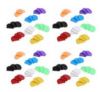 Mucafar Key Caps 96 Colorful Flexible Key Covers for Easy Door Key ID | PVC caps are waterproof and wear-; 96 pieces color-code keys to speed selection and keep doors organized.