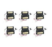 Mucafar Micros Guitare Électrique Hum Bucker Face Zèbre - Lot de 12 | 100% nouveau, haute qualité et tests bons; pièces polaires en , assemblage en pot de cire et scellé.