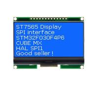Mucafar Module LCD Haute Résolution 128x64 COG ST7565 Bleu PC | Matrice 128x64, contrôleur ST7565 avancé, couleur Bleu, composants PC, interface SPI adaptée à divers microcontrôleurs.