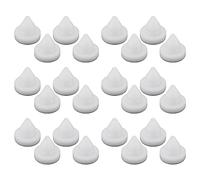 Mucafar Pedal Stop Pad 24-Pack for / - White Plastic Pads Set