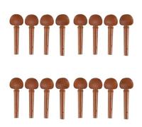 Mucafar Peg Quatre pions Robuste Jujube | 16 x Pegs en bois de Jujube pour violon 4/4, ensemble et prêt à l’emploi.