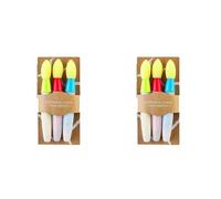 Mucafar Pinceaux Craie Lavables Ensemble Tête Mousse - Pour Trottoir | Cadeau ludique et interactif pour enfants: kit de craie lavable, pinceaux faciles à utiliser et capuchon pinceau pratique.