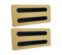 Mucafar Planche de Surf Boîte Guidage Hydroptère PVC 39x19x3,5cm Noir Jaune | La plaque d'hydroptère soutient fortement la rainure du gouvernail; Poids 400 g (150 g avec socle PVC); Contenu 2 pièces.