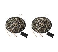 Mucafar Radiesthésie Cuivre - 4 Tiges Sourcier Kit + Divination | 2 pendules en cristal et 2 pochettes cadeaux complètent ce kit radiesthésie cuivre, prêt à démarrer vos séances.