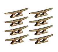 Mucafar Taquets de Quai 4 po Alliage Zinc plaqué cuivre pour déco Maritime | Idéal pour DIY et décoration nautique, taquets de quai agrémentent salles de et meubles tout en fixation