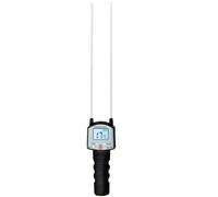 Mucafar Testeur humidite du foin Ecran LCD et capuchon securite fiable | Écran LCD rétroéclairé et double sonde garantissent des lectures lisibles sur terrain, même en faible lumière.