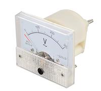 Mucafar Voltmètre Analogique 0-300V AC, Lecture, | Pack inclus: pièces d'installation et fiche câble, sur panneau, lecture précise 0-300V CA et maintenance.