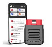 MUCAR BT200 Pro Scanner de voiture diagnostic complet du système OBD2 Bluetooth avec 15 fonctions de réinitialisation compatible avec 128+ marques, pour iOS & Android