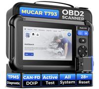 MUCAR T793 Bidirectional OBD2 Scanner, Full TPMS Functions-Sensor Activation, Programming, Diagnosis & Relearn, All-Systems Car Scanner, 28 Maintenance Resets, CAN FD & DoIP Supported