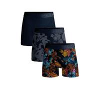 Muchachomalo Boxers pour Hommes, sous-vêtements en Coton pour Hommes, Multipack de 3 pièces, Boxers imprimés Coupe Classique, avec Ceinture élastique